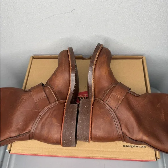 Red Wing Leather Engineer Boots Amber BRAND NEW w/BOX (Women’s Size 4D) - Picture 4 of 8